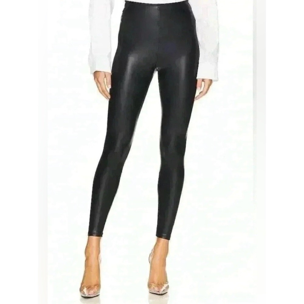 Spanx faux leather leggings Sz Large‎ women's Bodycon Whimsygoth